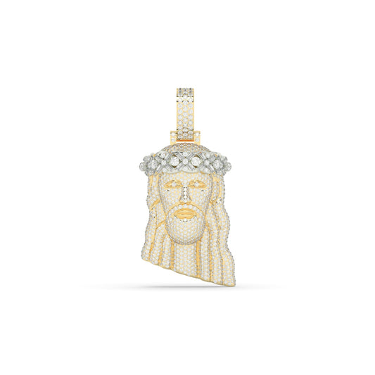 Divine Jesus Diamond Pendant
