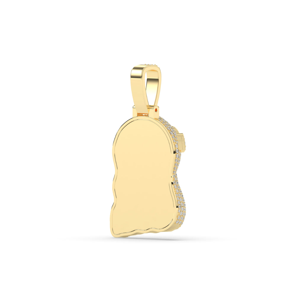 Jesus Face Multicolor Crown Pendant