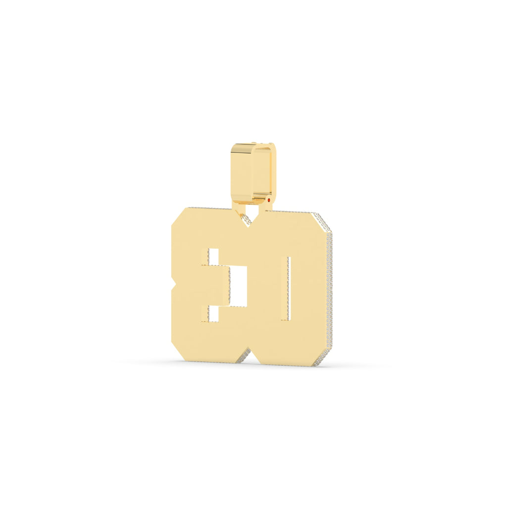 Iced Out 03 Gold Pendant