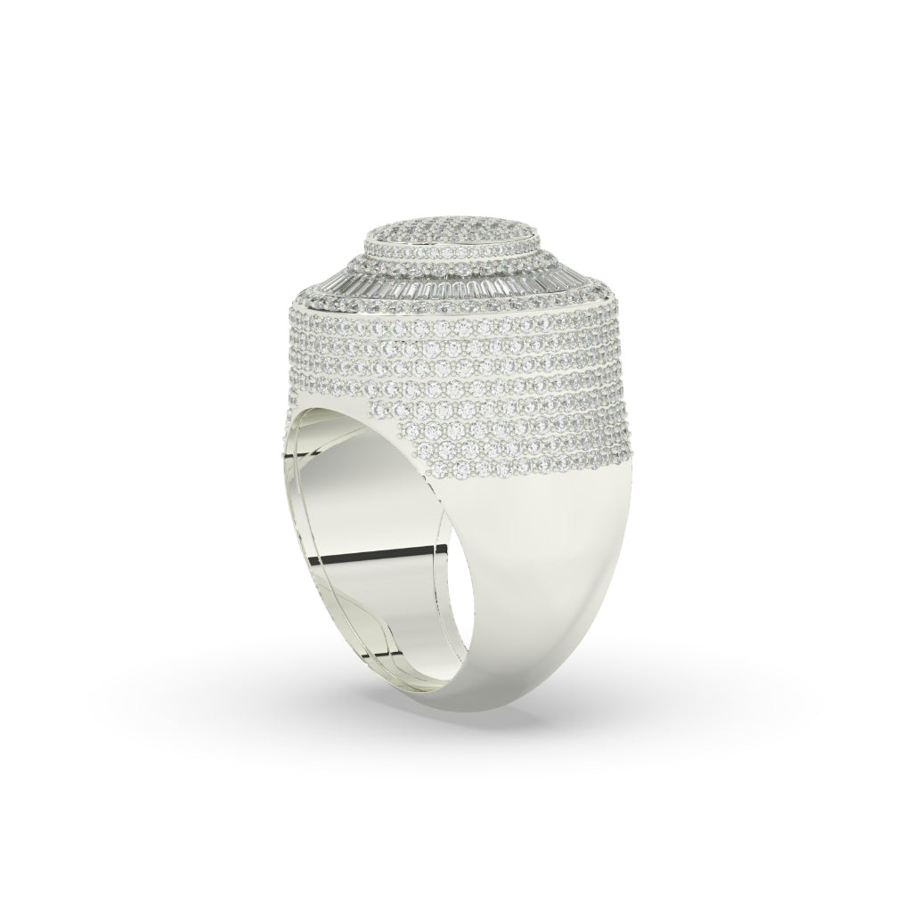 Radiant Triple Layer Circle Ring