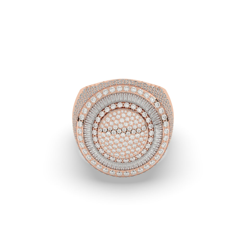 Radiant Triple Layer Circle Ring