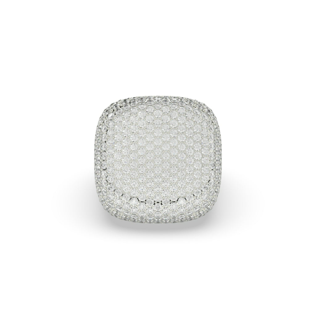 Diamond Frost Cushion Top Ring