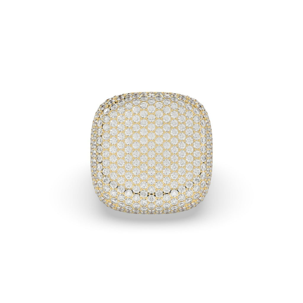 Diamond Frost Cushion Top Ring