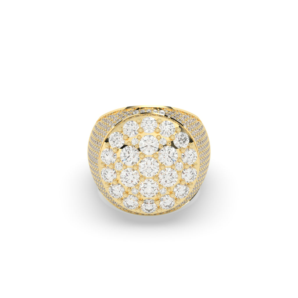 Royal Round Cluster Diamond Ring