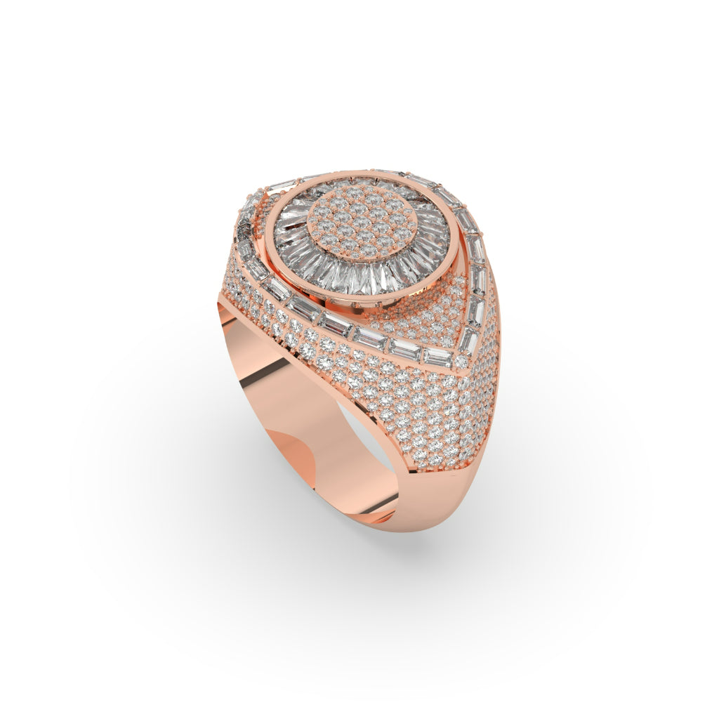 Luxury Frost Eye Shape Ring