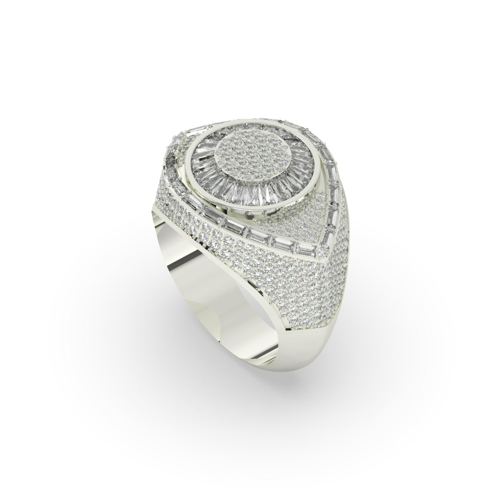 Luxury Frost Eye Shape Ring