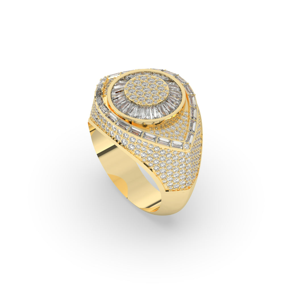 Luxury Frost Eye Shape Ring