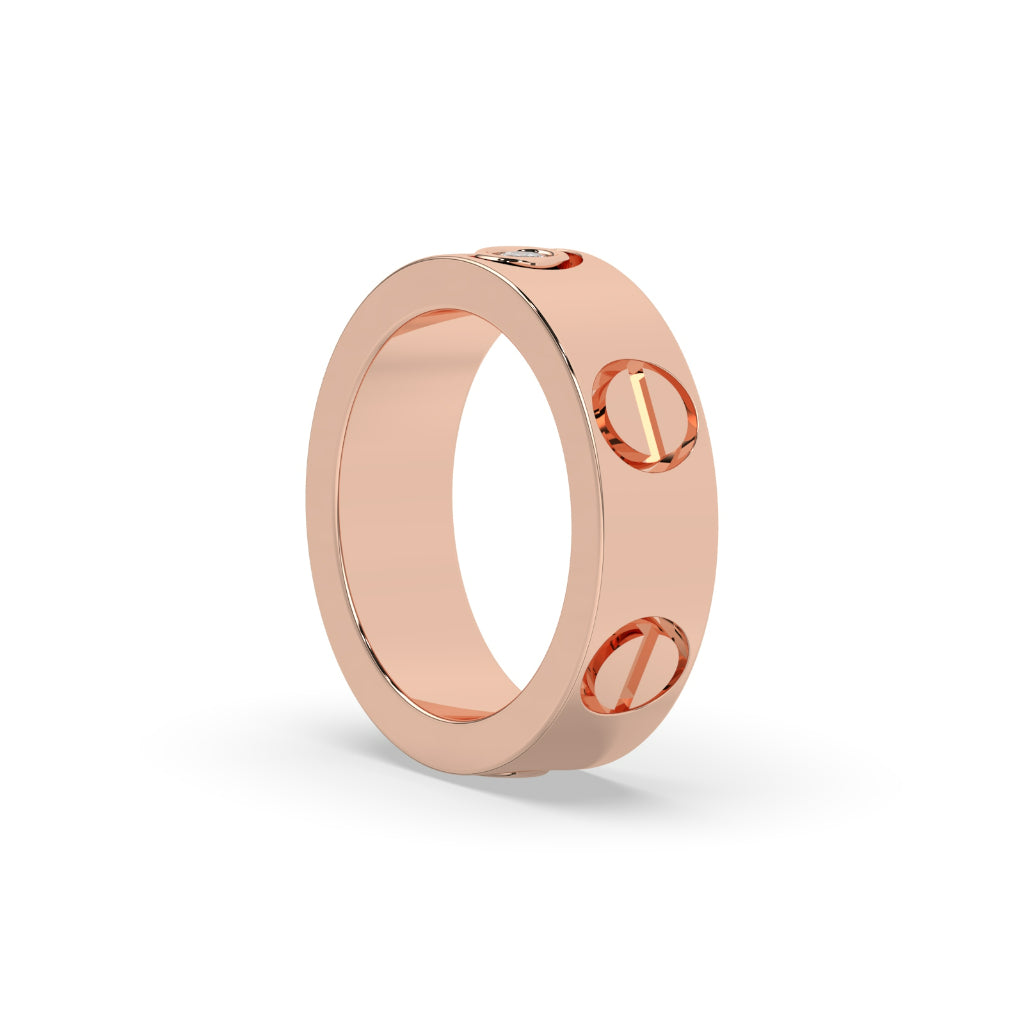 Modern Shine Bezel Gold Ring