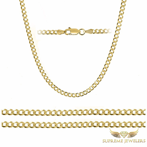 5mm 10K Gold Cuban Link