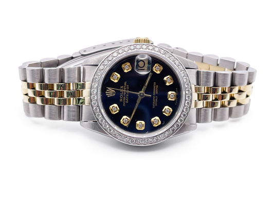 1983 Rolex - Two Tone Gold Diamond Watch - Supreme Jewelers Rolex - Complimentary 1-4 Day Shipping