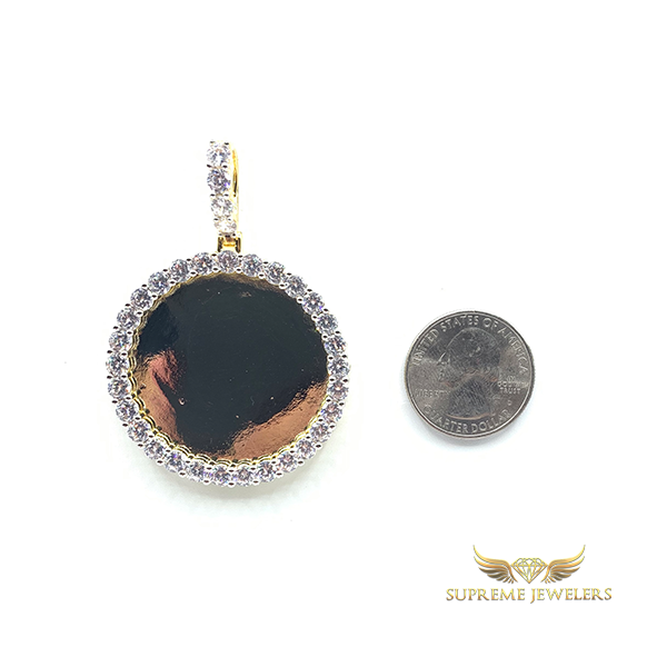 Gold Memory Pendant - 925 Silver
