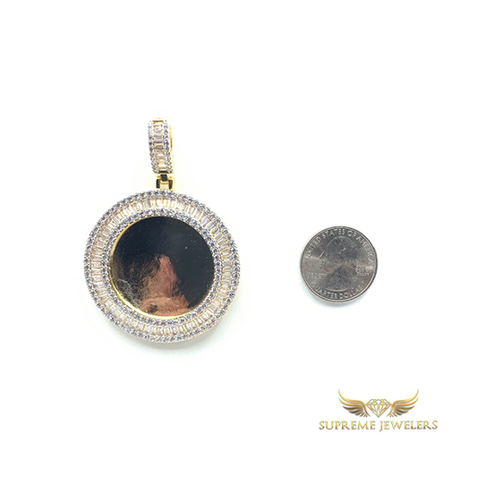 Baguette Memory Pendant - 925 Silver