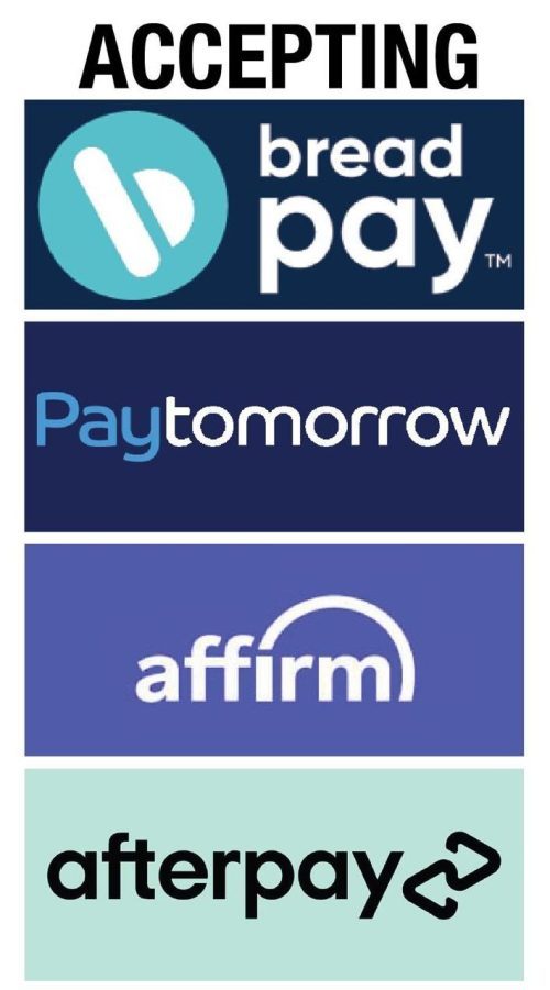 Accepting Bread pay, affirm, after pay, pay tomorrow, paypal and more