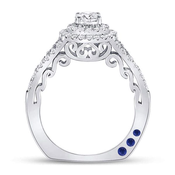 14kt White Gold Round Diamond Solitaire Bridal Wedding Engagement Ring 1 Cttw - Image 4