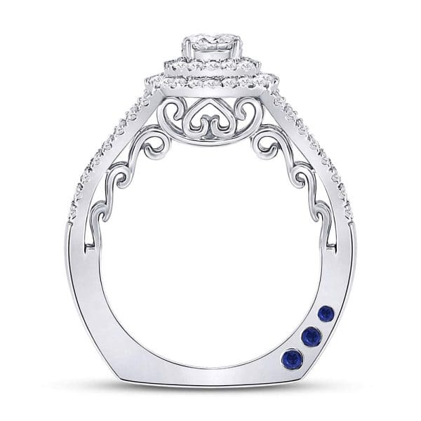14kt White Gold Round Diamond Solitaire Bridal Wedding Engagement Ring 1 Cttw - Image 4